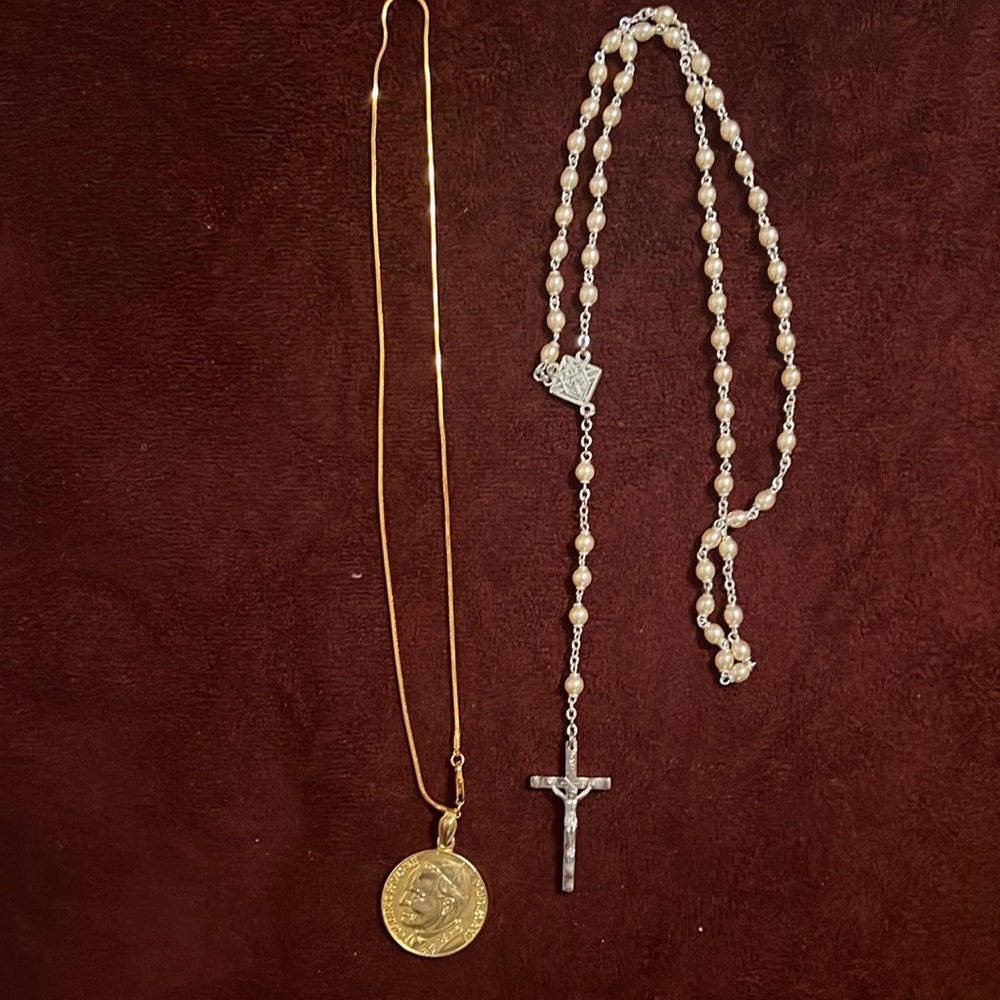 2 Catholic necklaces
